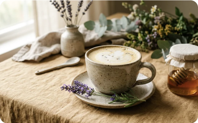 Honey Lavender Latte