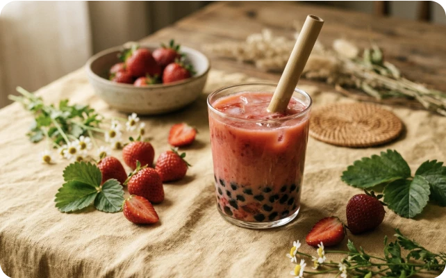 Strawberry Boba